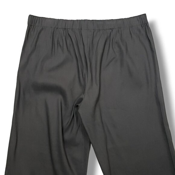 J Jill Linen Stretch Pants Womens 14 Petite Gray High Rise Trouser Pull On - Picture 5 of 10